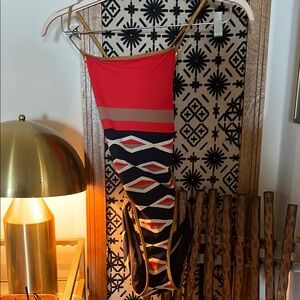 Marc Jacobs Red and Black One-Piece Swimsuit